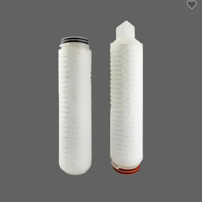 قیمت خوب عنصر فیلتر آب پلیسه دار Micro PP برای سیستم اسمز معکوس آنلاین