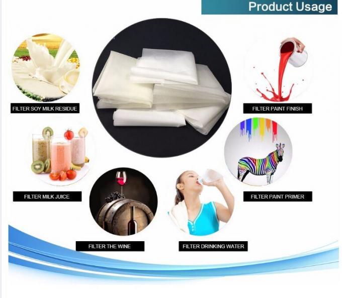 کیسه توری فیلتر مایع PP PE نایلون 5 میکرون برای فیلتر شیر/قهوه/چای آجیلی 0